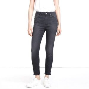 7 for all mankind Sz 30 B(AIR) Evening Grey Denim High Waist Ankle Skinny Jeans